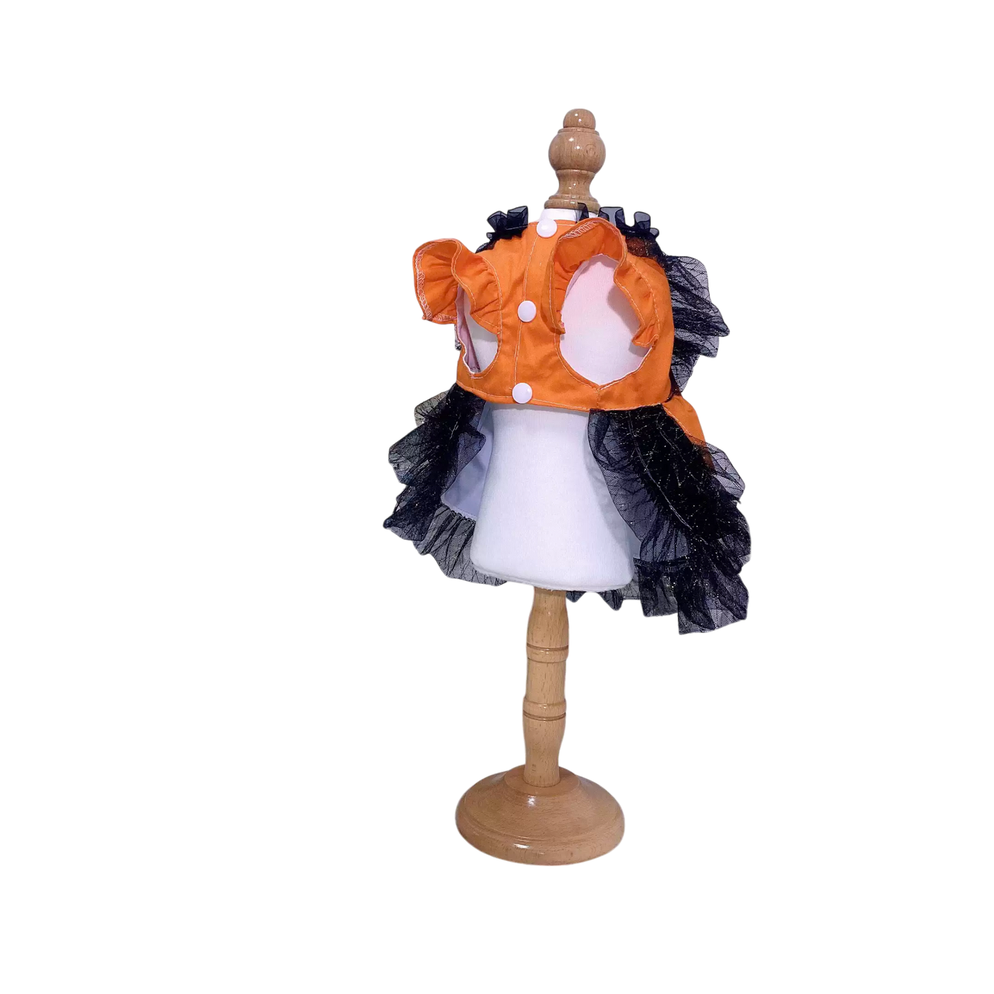 Spooky Chic Pumpkin Halloween Pet Dress