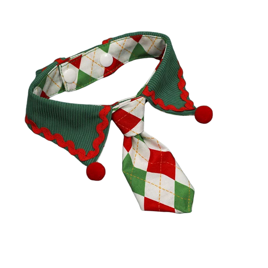 Festive Christmas Pet Collar Tie