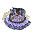 Load image into Gallery viewer, Spooky Elegance Purple Halloween Pet Dress
