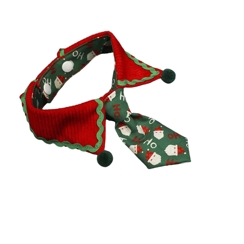 Festive Christmas Pet Collar Tie