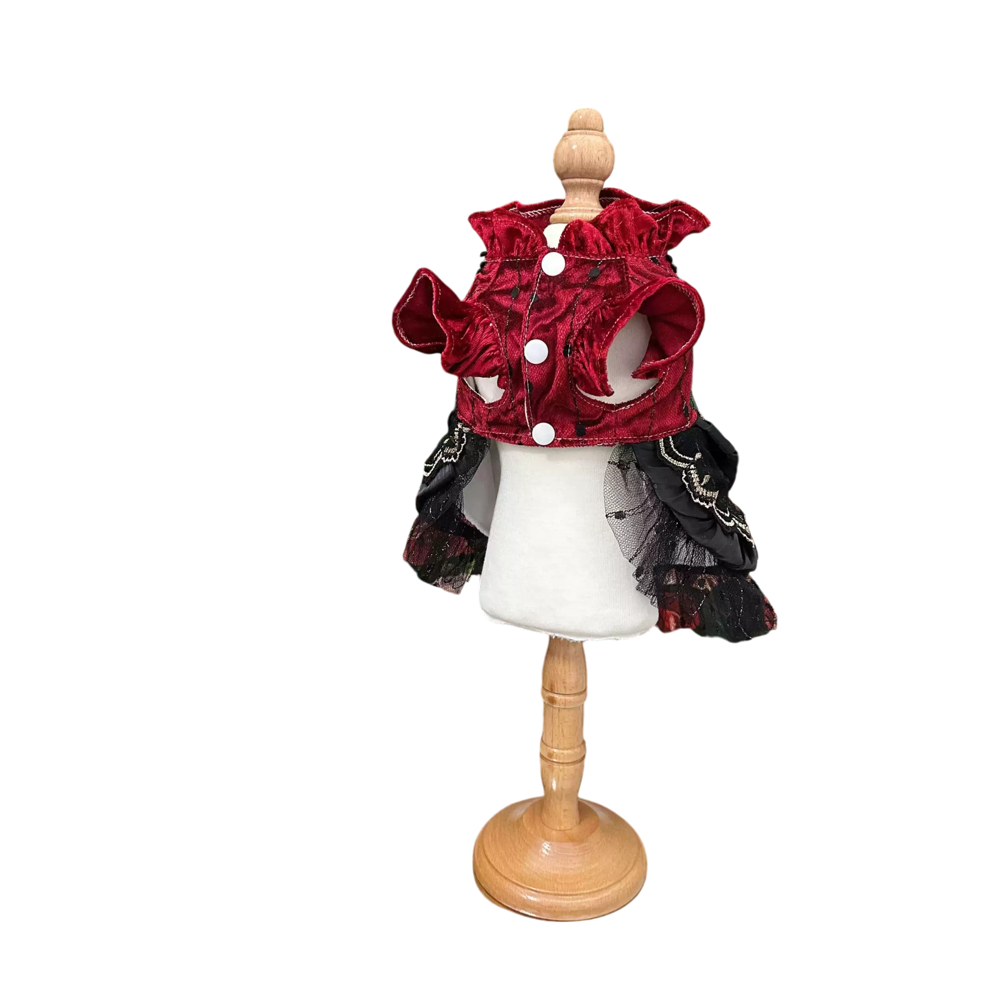 Crimson Rose Victorian Pet Dress