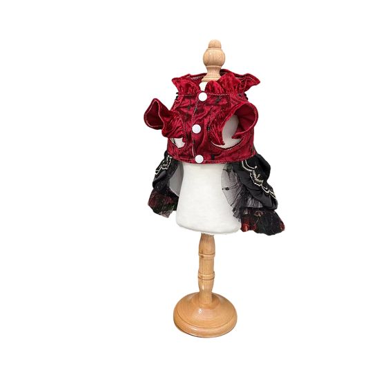 Crimson Rose Victorian Pet Dress