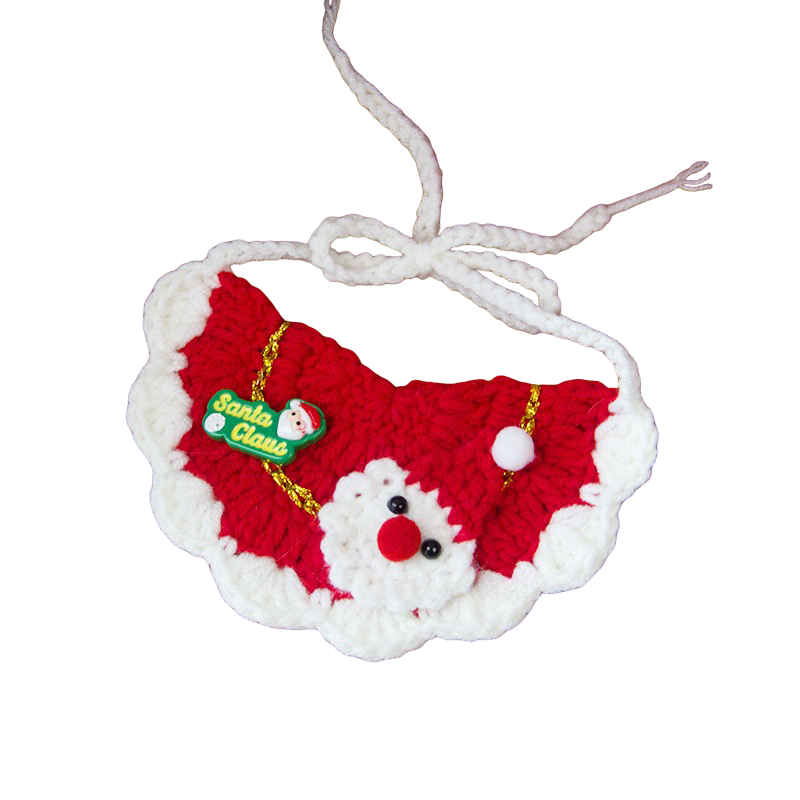 Christmas Crochet Pet Collars