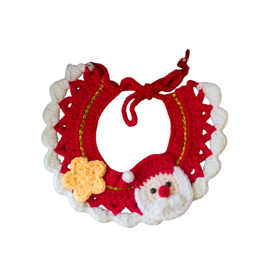 Christmas Crochet Pet Collars