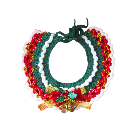 Christmas Crochet Pet Collars