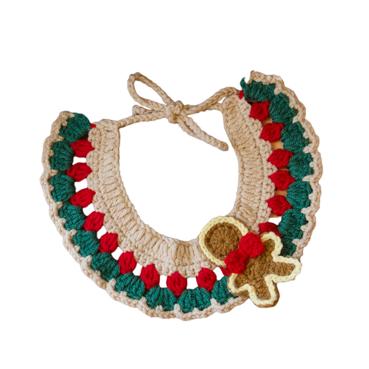 Christmas Crochet Pet Collars