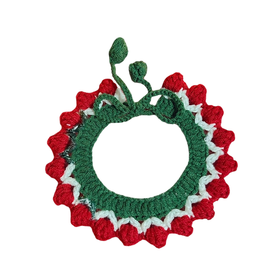 Christmas Crochet Pet Collars