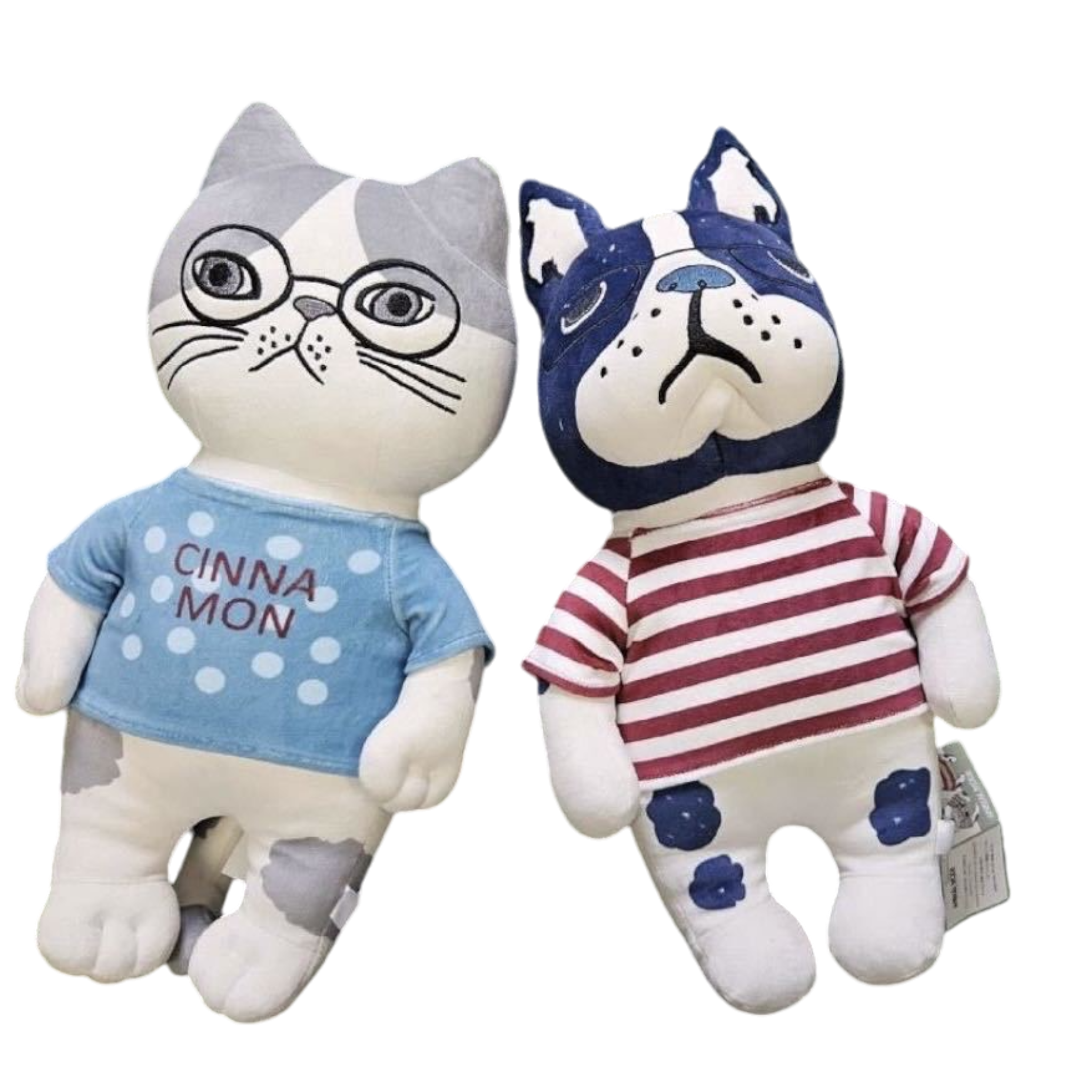 Wafu Patchwork Neko Plushie (和風パッチワークねこのぬいぐるみ)