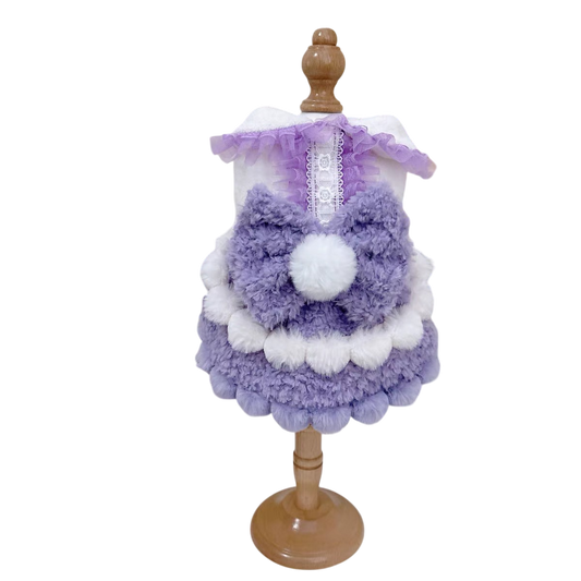 Plush Lavender Dream Pet Dress